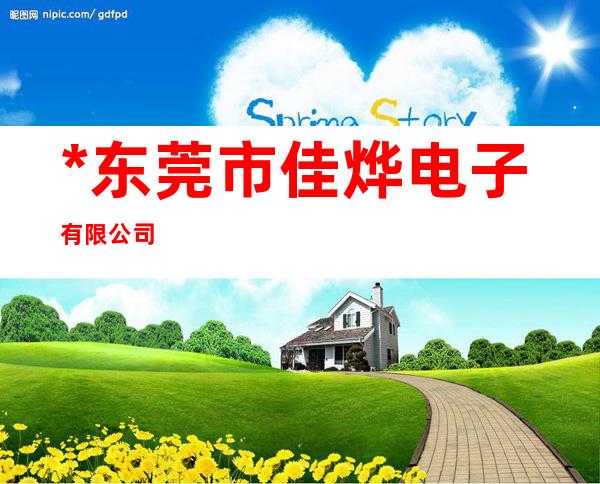 *东莞市佳烨电子有限公司