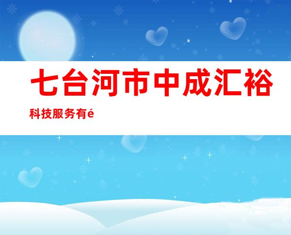 七台河市中成汇裕科技服务有限公司
