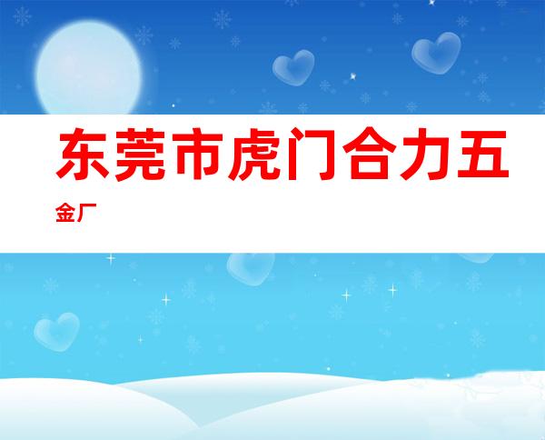 东莞市虎门合力五金厂