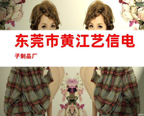 东莞市黄江艺信电子制品厂