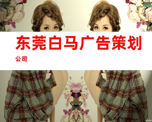 东莞白马广告策划公司