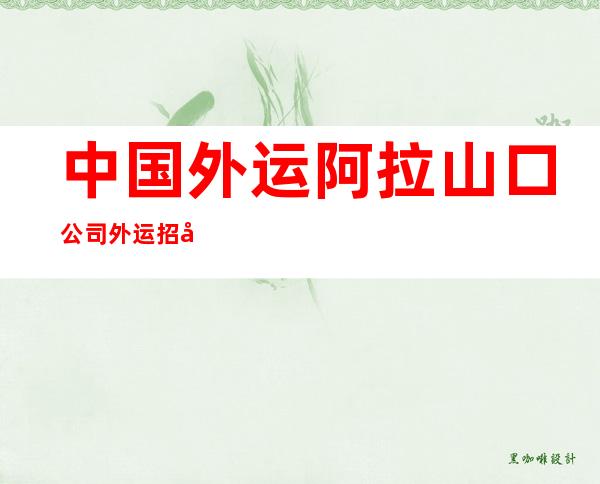 中国外运阿拉山口公司外运招待所