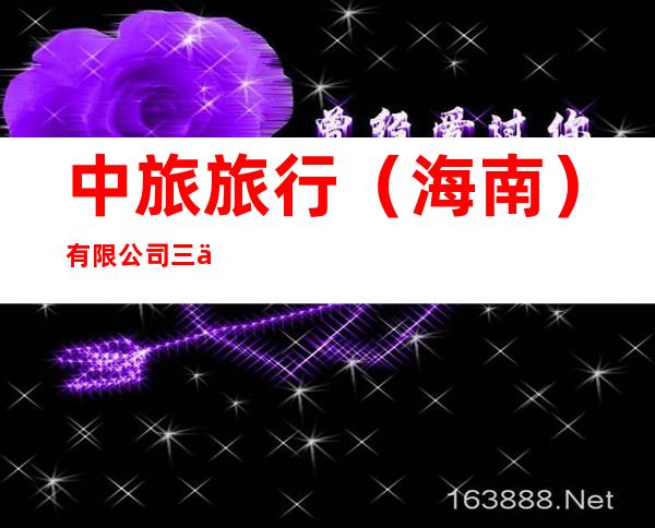 中旅旅行（海南）有限公司三亚分公司