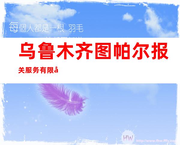 乌鲁木齐图帕尔报关服务有限公司