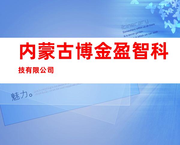 内蒙古博金盈智科技有限公司