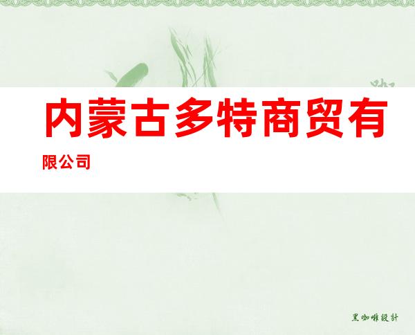 内蒙古多特商贸有限公司