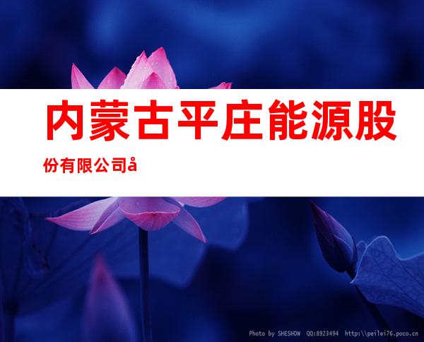 内蒙古平庄能源股份有限公司六家煤矿