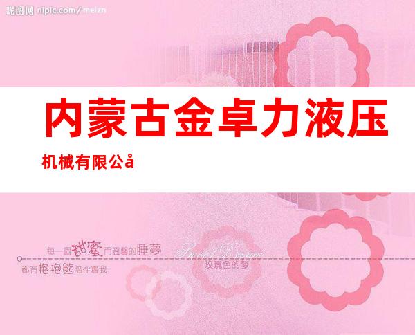 内蒙古金卓力液压机械有限公司