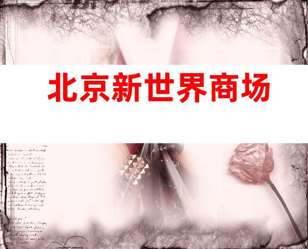 北京新世界商场