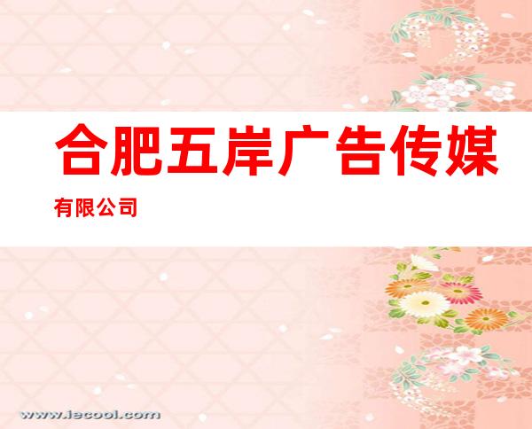 合肥五岸广告传媒有限公司