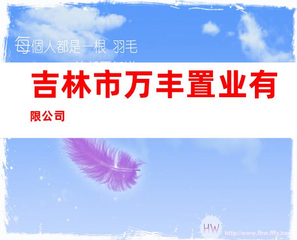 吉林市万丰置业有限公司