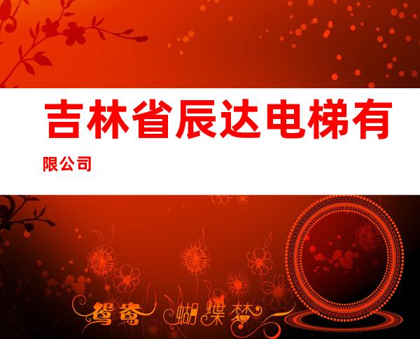 吉林省辰达电梯有限公司