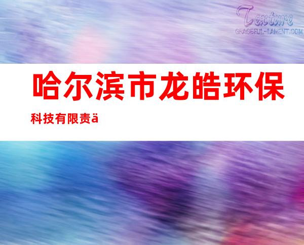 哈尔滨市龙皓环保科技有限责任公司