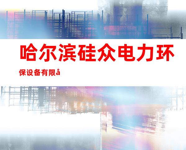 哈尔滨硅众电力环保设备有限公司