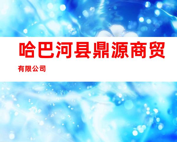 哈巴河县鼎源商贸有限公司