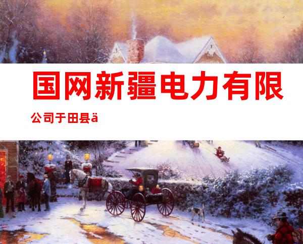 国网新疆电力有限公司于田县供电公司
