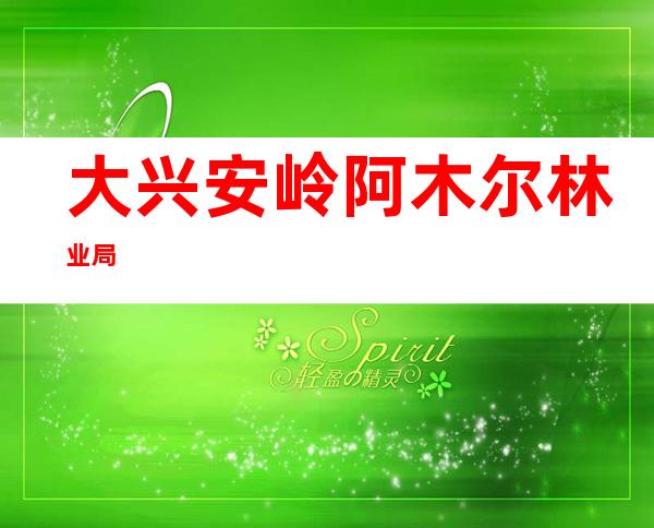 大兴安岭阿木尔林业局