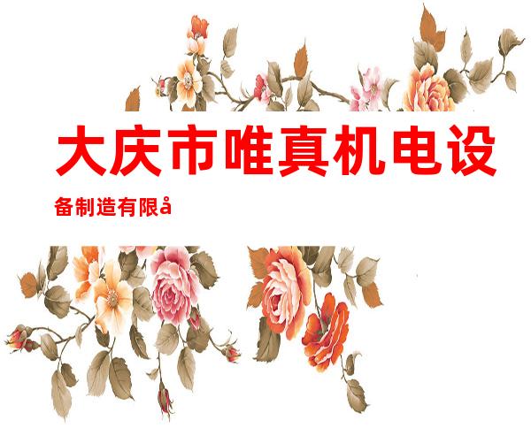 大庆市唯真机电设备制造有限公司