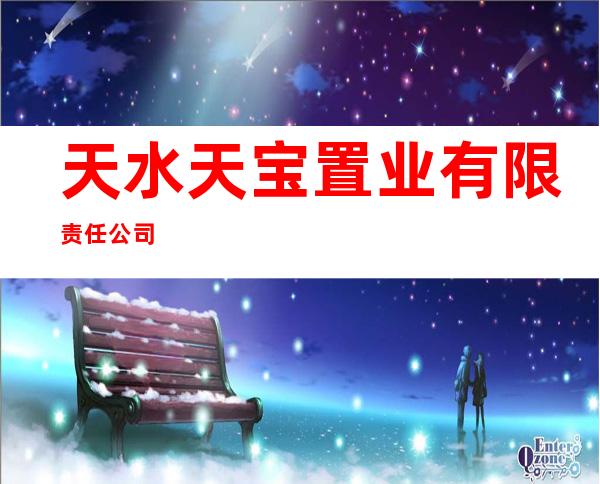 天水天宝置业有限责任公司