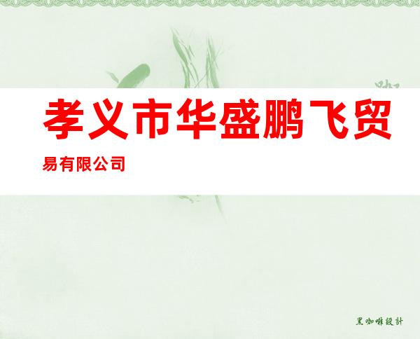孝义市华盛鹏飞贸易有限公司