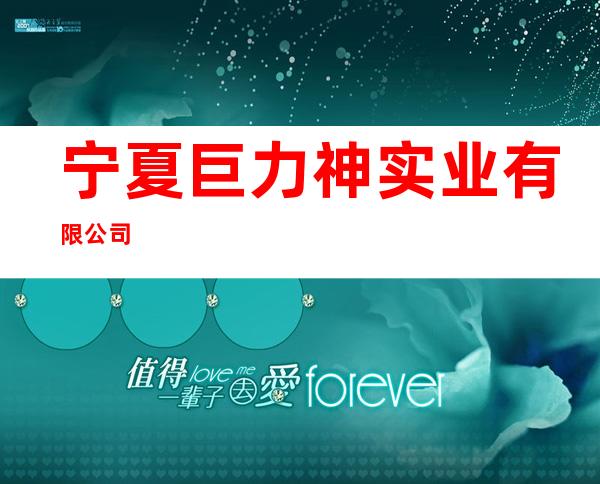 宁夏巨力神实业有限公司