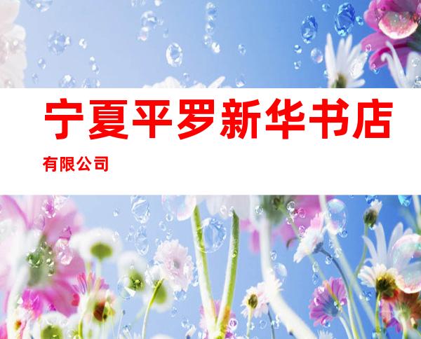 宁夏平罗新华书店有限公司