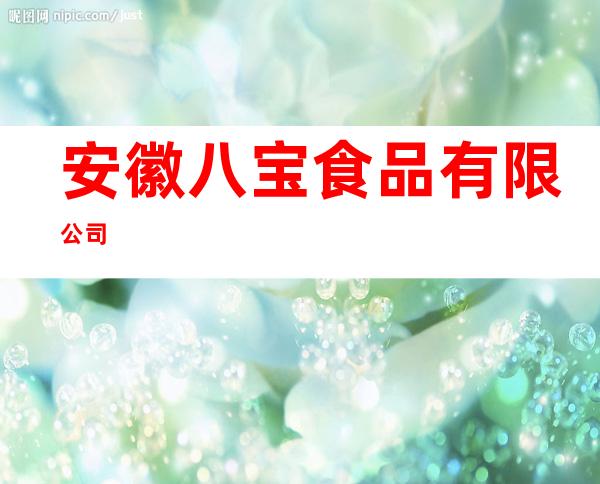 安徽八宝食品有限公司