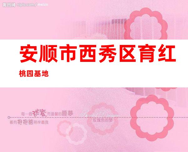 安顺市西秀区育红桃园基地