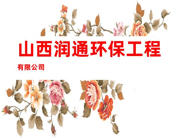 山西润通环保工程有限公司