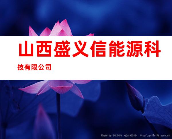 山西盛义信能源科技有限公司
