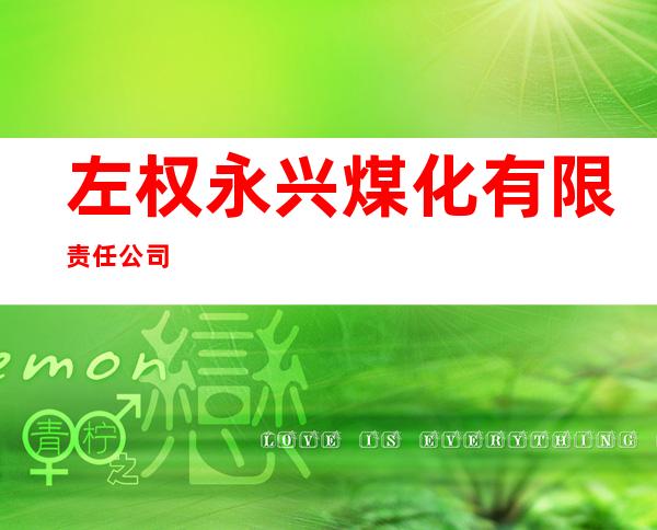 左权永兴煤化有限责任公司