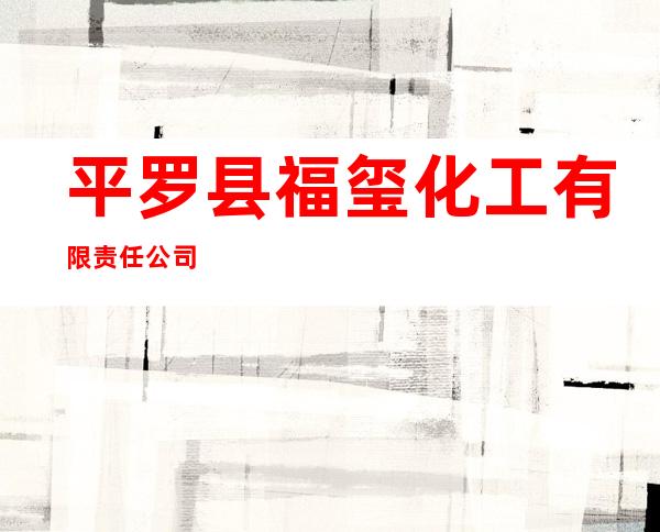 平罗县福玺化工有限责任公司