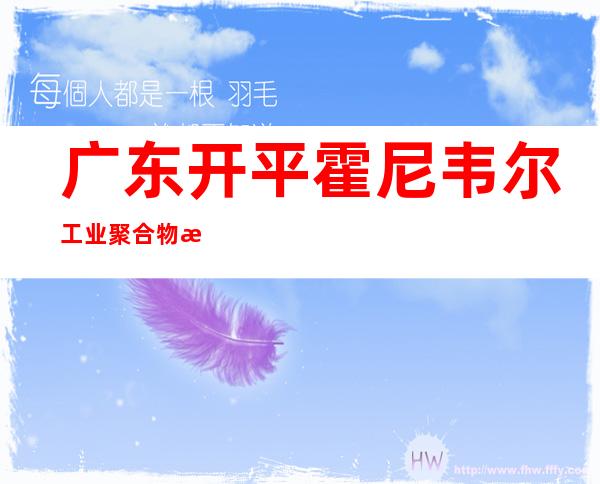 广东开平霍尼韦尔工业聚合物有限公司