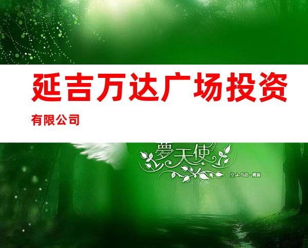 延吉万达广场投资有限公司