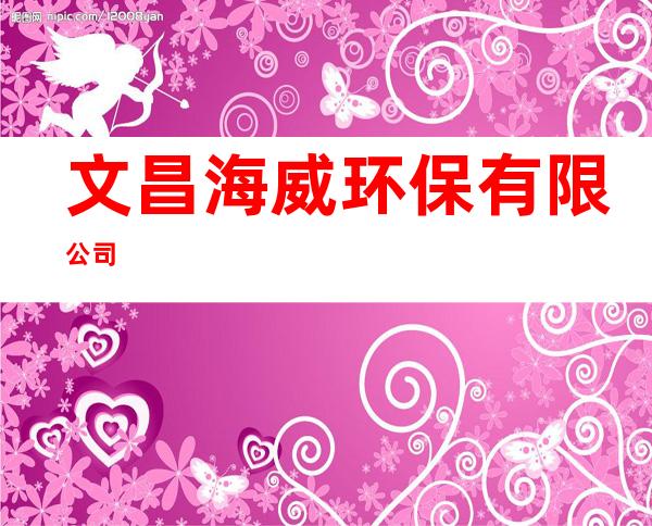 文昌海威环保有限公司