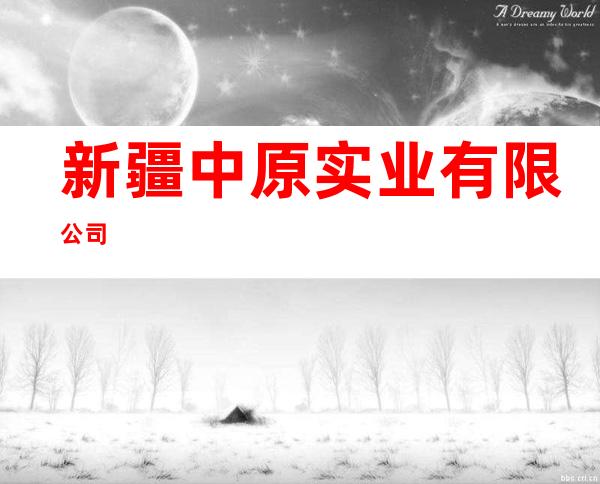 新疆中原实业有限公司