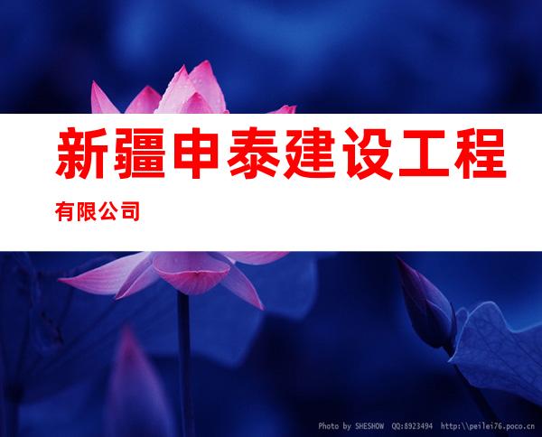 新疆申泰建设工程有限公司