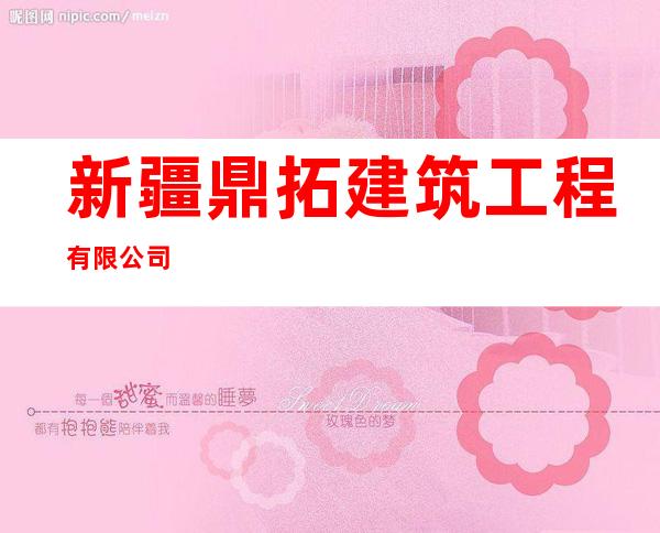 新疆鼎拓建筑工程有限公司