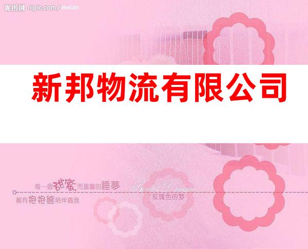 新邦物流有限公司