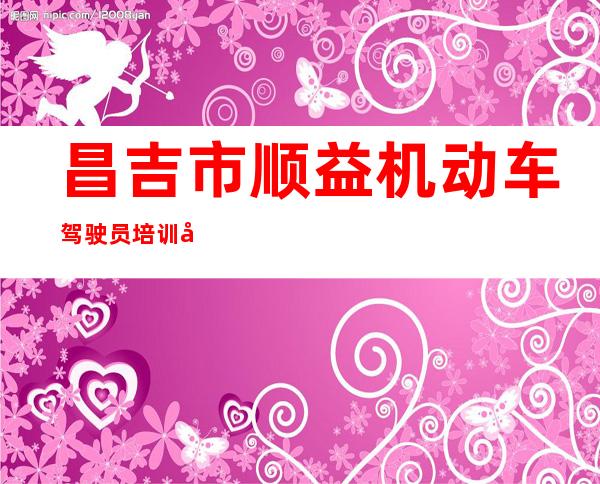 昌吉市顺益机动车驾驶员培训学校
