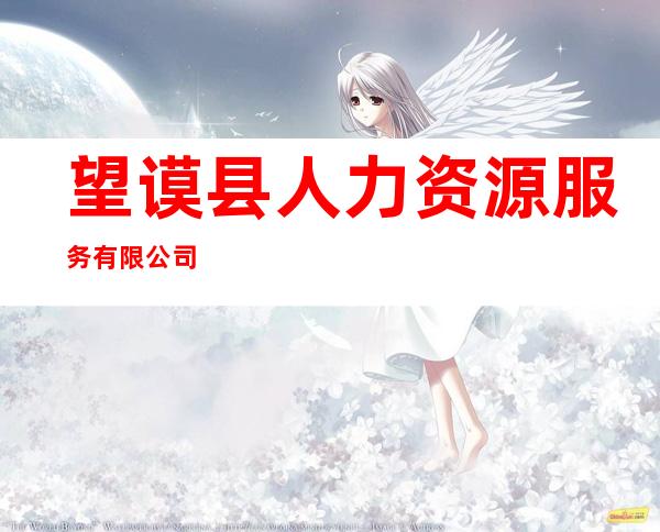 望谟县人力资源服务有限公司
