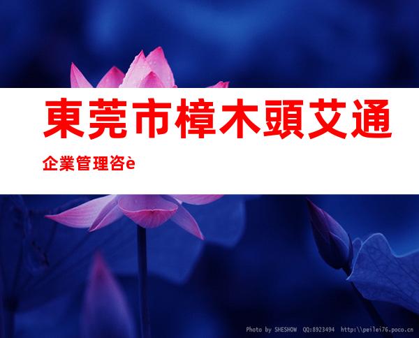 東莞市樟木頭艾通企業管理咨詢服務部