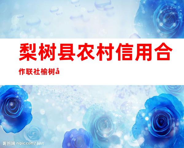 梨树县农村信用合作联社榆树台信用社
