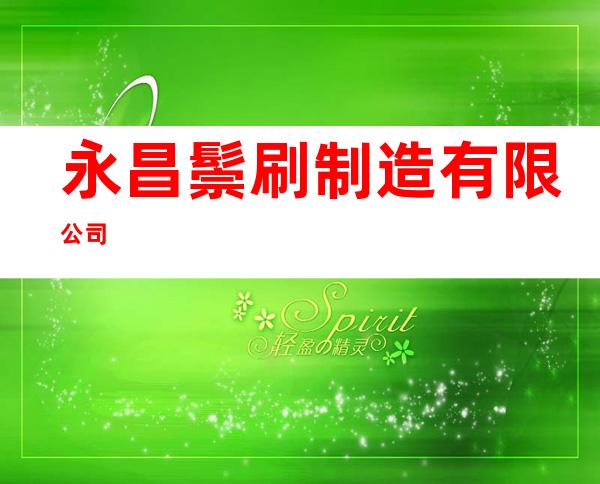 永昌鬃刷制造有限公司