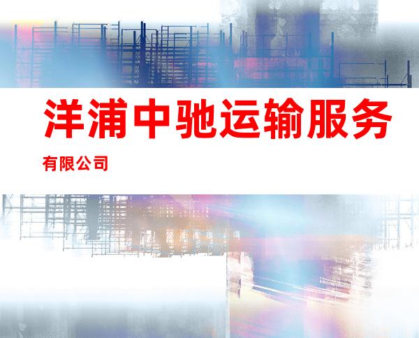洋浦中驰运输服务有限公司