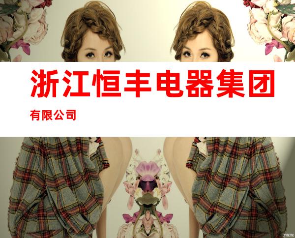 浙江恒丰电器集团有限公司