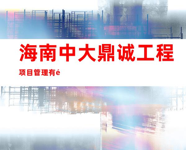 海南中大鼎诚工程项目管理有限公司