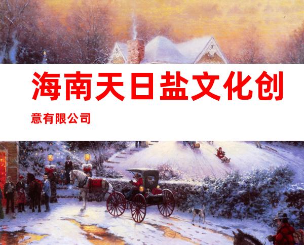 海南天日盐文化创意有限公司