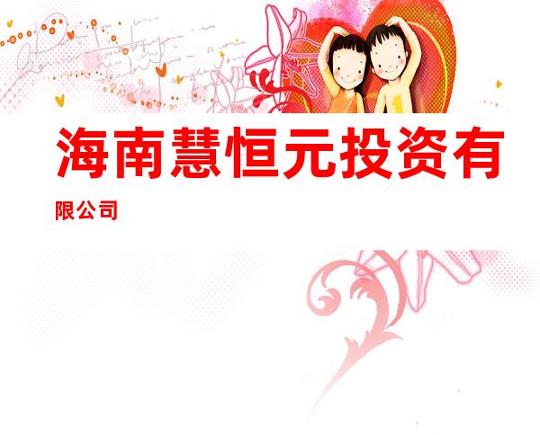 海南慧恒元投资有限公司