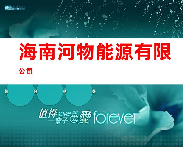 海南河物能源有限公司